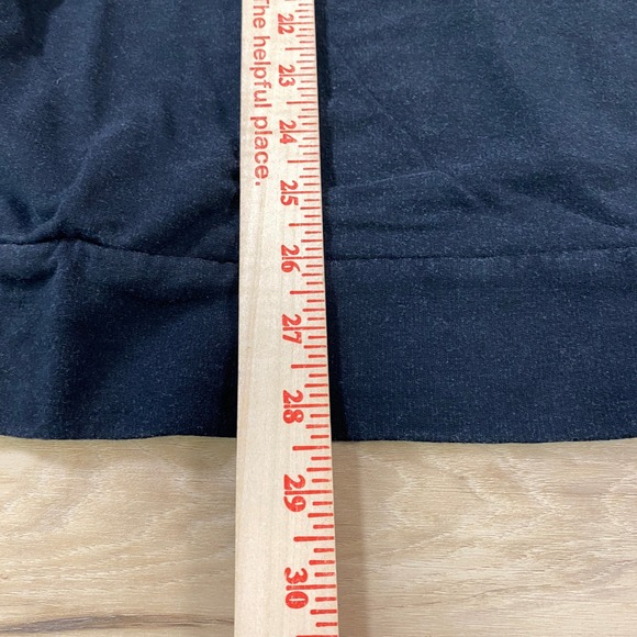 Offline by Aerie Mens Black Modal Blend Hooded Sweatshirt Thumbholes Size Medium - Picture 6 of 10